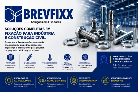 Brevfixx | Soluções em Fixação para Indústria e Construção Civil