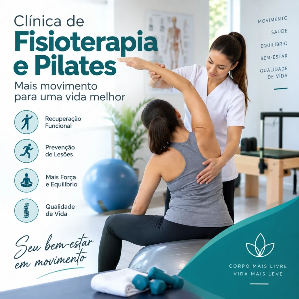 Clínica de Fisioterapia no Centro, Ribeirão Preto, SP