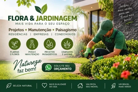 Flora e Jardinagem no Centro, Blumenau, SC - Mais Vida para o Seu Espaço