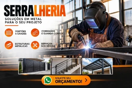 Serralheria no Setor Comercial, Sinop, MT - Soluções em Metal para o Seu Projeto