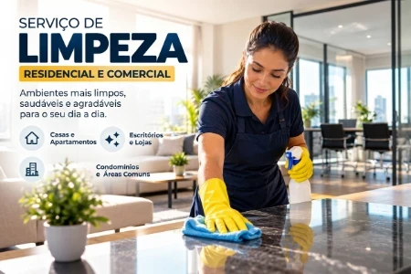 Serviço de Limpeza Residencial e Comercial, Cruzeiro do Sul, AC | Limpeza Profissional