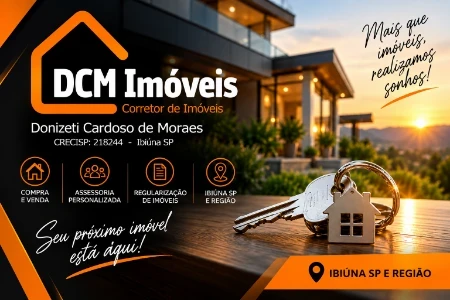 DCM Imóveis em Ibiúna, SP