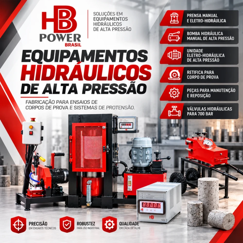 Equipamentos Hidráulicos de Alta Pressão – HB Power Brasil