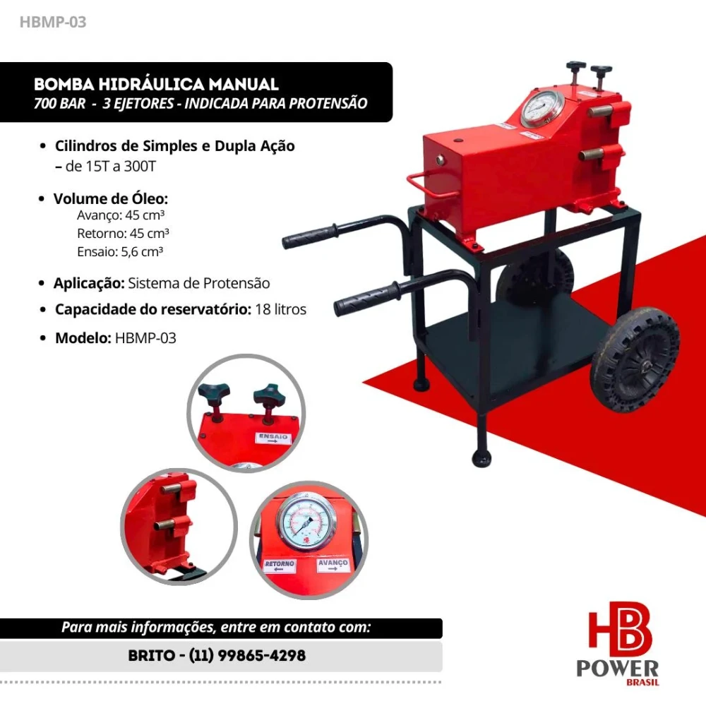 Equipamentos Hidráulicos de Alta Pressão – HB Power Brasil