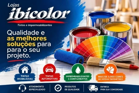 Ibicolor Tintas em Ibiúna SP – Tintas, Impermeabilizantes e Soluções para Pintura
