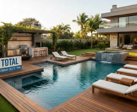 Total Piscinas em Ibiúna/SP – Construção, Reforma, Sauna, Decks e Pergolados