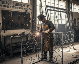 Thiago Serralheria em Ibiúna/SP – Portões, Grades, Estruturas e Serviços em Geral